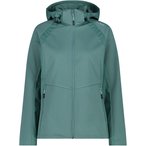 CMP Zip   Damen  Softshelljacke tuerkis Größe M Trekking  Wasserabweisend Wass