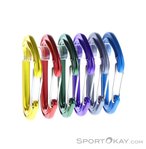 Wild Country Astro Rack Pack 6 Schnappkarabiner-Set-Grau-One Size