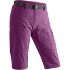 Maier Sports Kluane Capri Hose Damen  Kurze Hosen lila Größe 4XL Camping  Wass