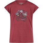 CMP  Kinder  T-Shirts rot Größe 116 Trekking  Atmungsaktiv