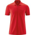 MAIER SPORTS Herren Polo Arwin 2.0 He-Polo 1/2 Arm, Größe S in Rot