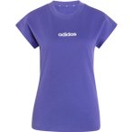 adidas Essentials Linear Damen T-Shirt ( Violett M)
