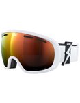 POC - Skibrille - Fovea Blixten White/Partly Sunny Orange  - Weiß