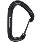 Black Diamond HotWire Schnappkarabiner, black