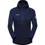 MAMMUT Damen Unterjacke Taiss Light ML Hooded Jacket Women, Größe XL in Blau