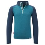 Trollkids - Kid's Rauland Half Zip - Fleecepullover Gr 92 blau/türkis