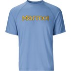 Marmot Windridge Graphic  Herren  T-Shirts blau Größe S Trekking  Elastisch