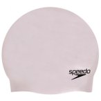 Speedo - Plain Moulded Silicone Cap - Badekappe grau