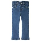 Name it - Kid's Salli Boot Fleece Jeans - Jeans Gr 98 blau