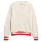 ARMEDANGELS - Women's Iconic Å College Knit Sweater - Pullover Gr XL weiß