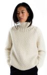 Fuza Wool of Denmark Damen Butterfly HN Wollpullover S/M