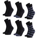 DANISH ENDURANCE Socken Cotton Crew, Größe 39/42 in Blau