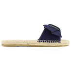 Espadrij - Women's Plage Bow Jeans - Sandalen 36 beige/blau