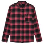 Quiksilver - Motherfly Plaid L/S - Hemd Gr S rot