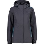 CMP Zip   Damen  Regenjacke grau Größe 3XL Trekking  Klein verpackbar Wasserab