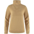 Fjällräven Övik Half Zip Knit  Damen  Pullover beige Größe M Lifestyle  Wid