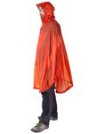 Exped - Wander- und Fahrradponcho - Bike + Hike Poncho Dark Lava für Herren - R