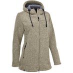 MAUL Damen Wilde Kaiserin Strickfleece Ma, Größe 36 in Grau