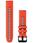 Garmin - Bracelet de rechange - Bracelet QuickFit 22mm Silicone Rouge feu / Grap