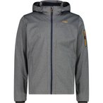 CMP Light Softshell Melange  Herren  Softshelljacke grau Größe 5XL Trekking  W