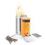 BioLite - CampStove 2+ - Trockenbrennstoffkocher stainless steel /orange