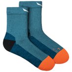 Salewa - MTN TRN All Mountain QRT Sock - Wandersocken 42-44 blau/türkis