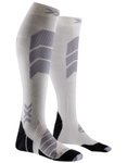 X-Socks - Skisocken aus Kaschmir - Ski Perform Cashmere White/Grey für Damen - 