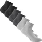 Rohner Sneaker Plus 3er Pack Socken (Größe 35 , grau)