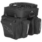M-Wave - Amsterdam Triple - Gepäckträgertasche Gr 62 l grau/schwarz