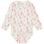 Minymo - Kid's Body L/S AOP - Body Gr 86 weiß