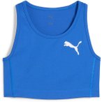 PUMA Damen T-Shirt W CROSS THE LINE CROP TOP 3.0, Größe M in Blau