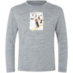 Super.Natural Dachshund Party  Kinder  Longsleeves grau Größe 116 Trekking  Ha