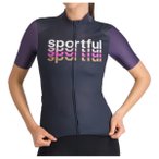 Sportful - Women's Supergiara Logo 2 Jersey - Radtrikot Gr S blau