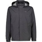 CMP Herren Regenjacke MAN JACKET SNAPS HOOD, Größe 56 in Grau