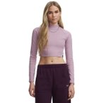 Under Armour Riv Rib Mock Damen Longsleeve ( Flieder L)
