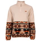 Iriedaily - Women's Half Indi Troyer - Fleecepullover Gr L beige