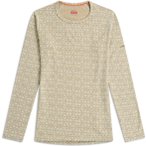 Icebreaker Merino 260 Oasis Alpine Geo Damen Funktionsunterwäsche ( Beige S)