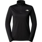 THE NORTH FACE Damen Shirt W FLEX 1/4 ZIP TEE SLIM, Größe L in Schwarz