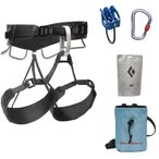 Black Diamond Momentum 4S Package Kletterset  Kletterset Einsteiger grau Größe