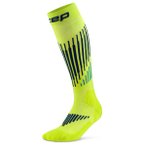 CEP - Women's Core Run Merino Tall 3.0 - Kompressionssocken  II grün