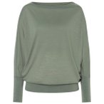 super.natural - Women's Kula Top - Merinopullover Gr XS oliv