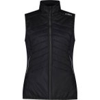 CMP Damen Weste WOMAN HYBRID VEST, Größe 46 in Schwarz