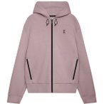 ON Damen Kapuzensweat Focus Tech Zip Hoodie, Größe L in Grau