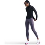 NIKE Damen T-Shirt W NK TEMPO DF FLSH HZ, Größe M in Schwarz