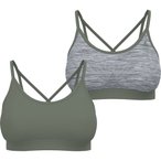 Odlo Seamless Low Sport BH Damen  Sport-BHs oliv Größe M   Elastisch