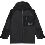 Color Kids Kinder Colorblock Jacke (Größe 110, schwarz)