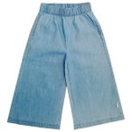 maximo - Kid's Mini Girl-Hose Denim-Optik Weites Bein Lang - Jeans Gr 122/128 t�