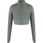 SMILODOX Crop Jacke Nilai, Größe XS in Braun