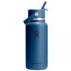 Hydro Flask - Wide Flex Straw Cap - Trinkflasche Gr 946 ml blau