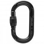 Edelrid - Oval Power 2500 Screw II - Schraubkarabiner schwarz/grau